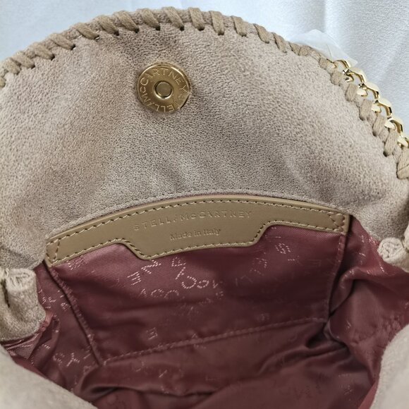 Stella Mccartney Mini Falabella Tote Bag Shoulder Bag Crossbody bag In Gold - Picture 16 of 16